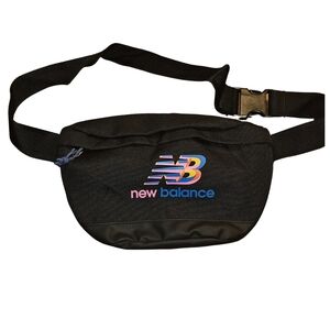 New Balance Multicolor Logo Black Belt Bag